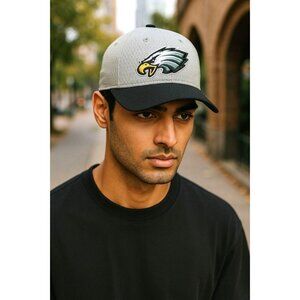Philadelphia Eagles Adjustable Snapback Hat NFL Team Logo Embroidery By Richards